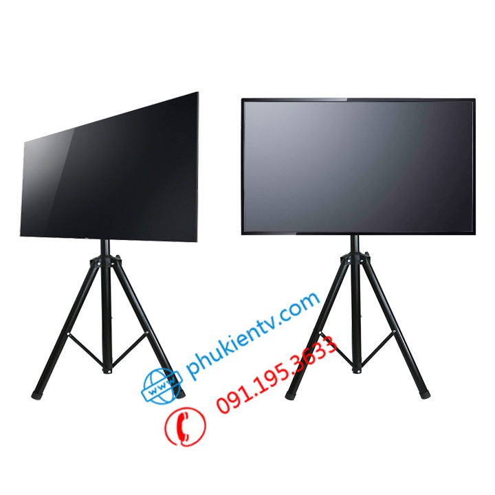 Giá treo tivi 3 chân đứng dang cọc 502A 32 - 55 inch - Xoay 360 độ [ Rẻ Hơn NB AVA1500 ]