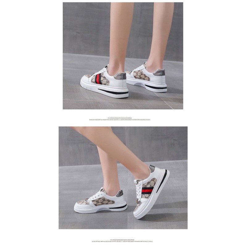 Giày sneaker nữ phối hoạ tiết cực xinh