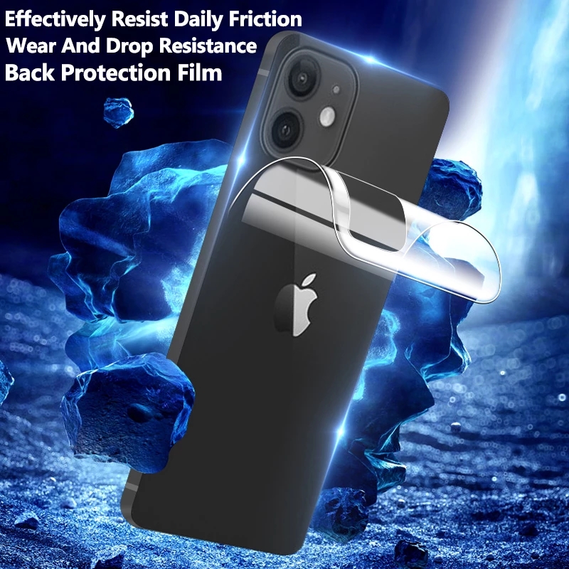 Miếng dán bảo vệ mặt lưng cho iPhone 15 14 13 12 11 Pro XS Max 12 Mini X XR SE 2020 8 7 6 6s Plus