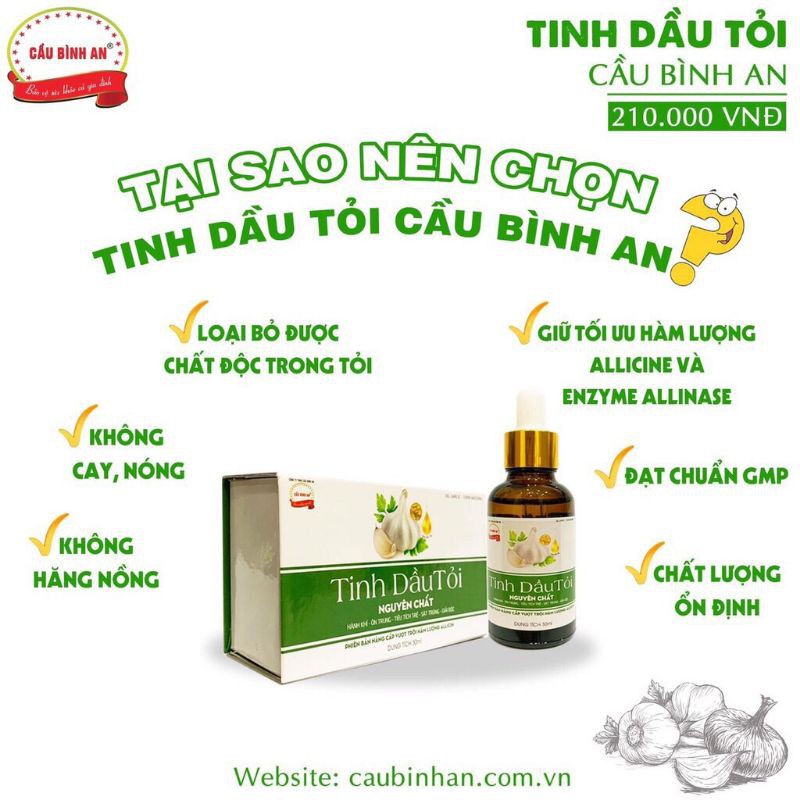 Sỉ Tinh Dầu Tỏi Cầu Bình An