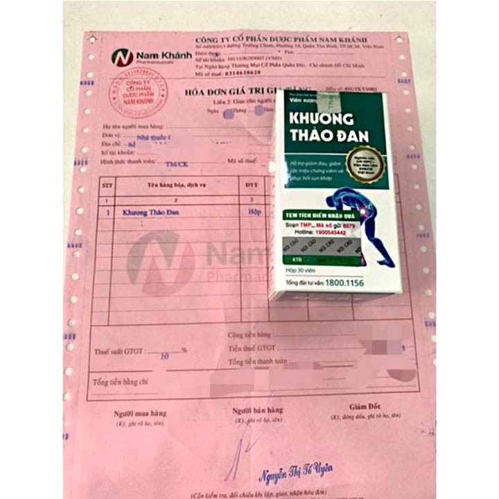 Khương Thảo Đan - Viên xương khớp hỗ trợ giảm đau, tái tạo, tăng tiết dịch ổ khớp và phục hồi sụn khớp