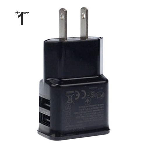 Đầu cắm sạc 5V 2.1A hai cổng USB cho Samsung iPhone iPad iPod