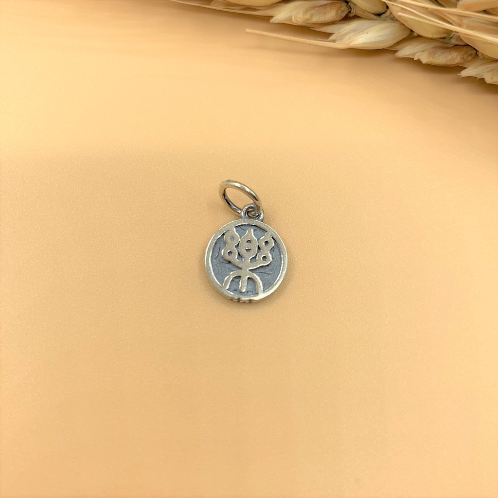 Charm móc treo chữ vui mừng hoan lạc bạc cổ - Charm Bạc 925 - Mã CA685