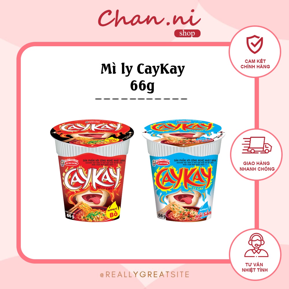 Mì CayKay Acecook ly 66g