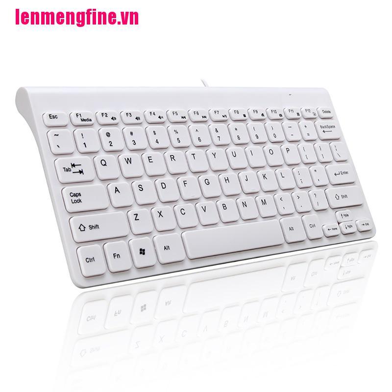 Bàn Phím Leme Mini Có Dây 78 Phím Cho Laptop / Mac / Pc