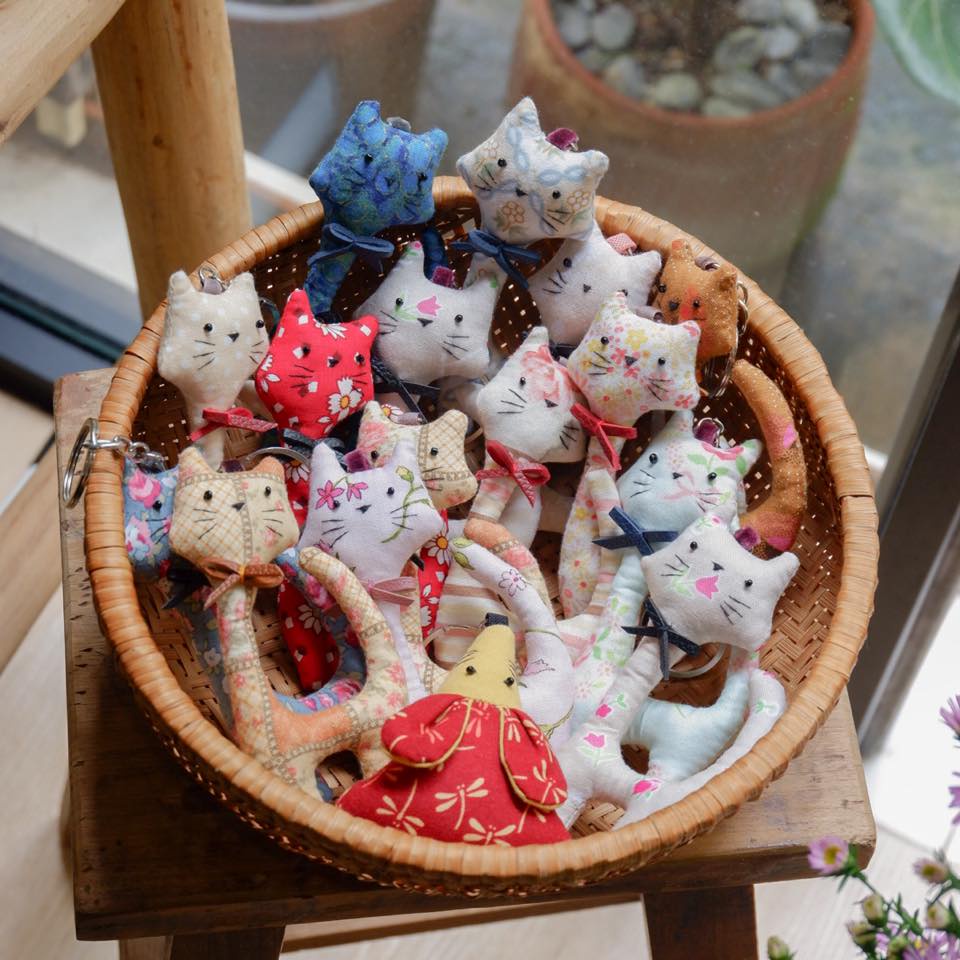 Móc khoá hình thú handmade xinh xắn