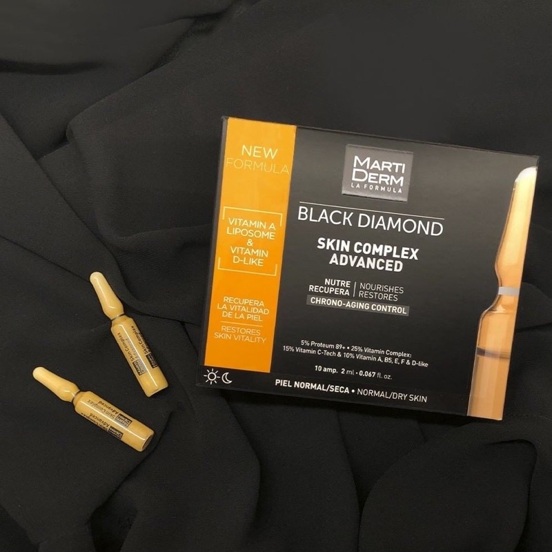 Tinh Chất Trẻ Hoá Làm Sáng da Kim cương đen BLACK DIAMOND COMPLEX MARTIDERM