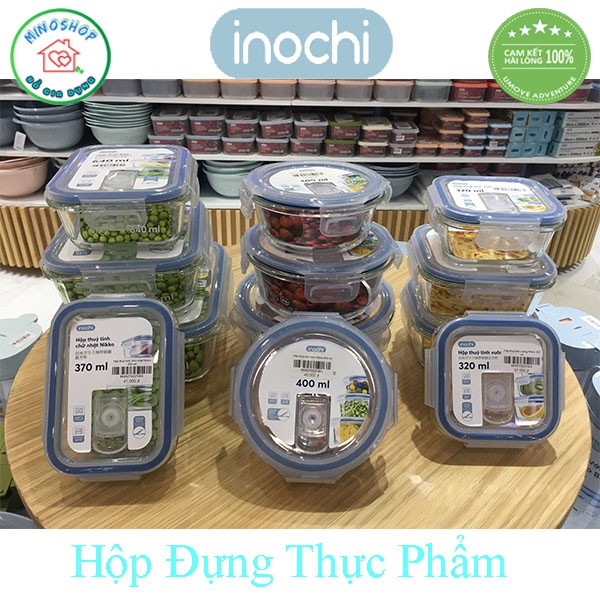 [3 Size] Hộp Thủy Tinh Tròn Đựng Thực Phẩm, Hộp Cấp Đông Nikko Tròn 400ml 620ml 950ml | BigBuy360 - bigbuy360.vn