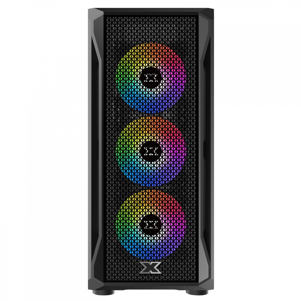 Vỏ case Xigmatek Gaming X 3FX (Mid Tower/Màu Đen) tặng kèm 3fan