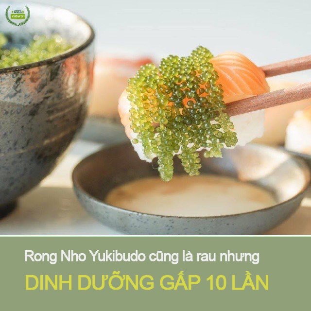 [SIÊU RẺ] Gói Rong Nho Tách Nước Yukibudo, Món Ăn Sức Khỏe, Thanh Mát, Tươi Ngon, Nâng Sức Đề Kháng Cơ Thể (Gói nhỏ) | BigBuy360 - bigbuy360.vn