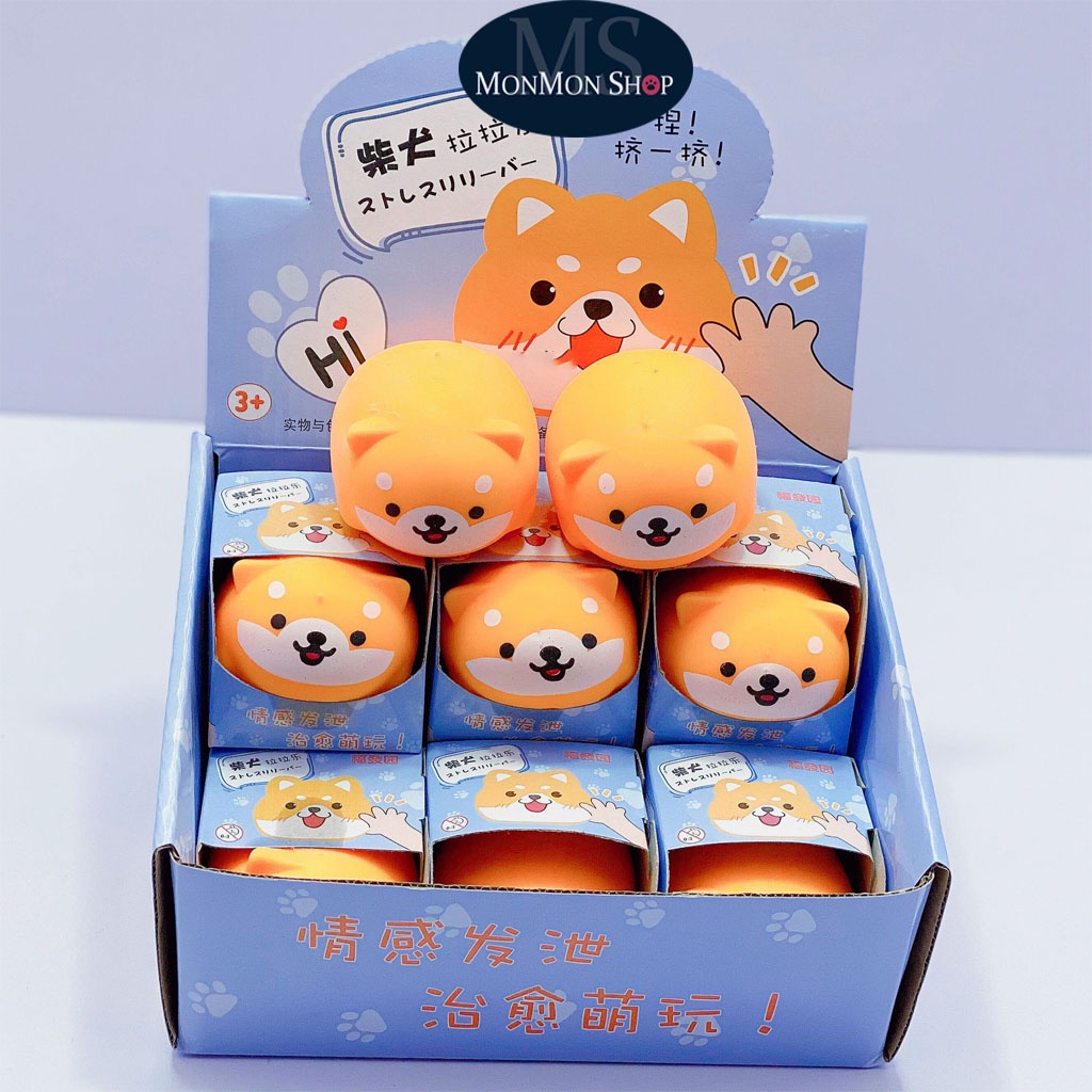 Chó SHIBA, Chó Nhật Bóp Xả Stress/ Đồ chơi squishy Giá Rẻ giảm căng thẳng chất lượng đảm bảo