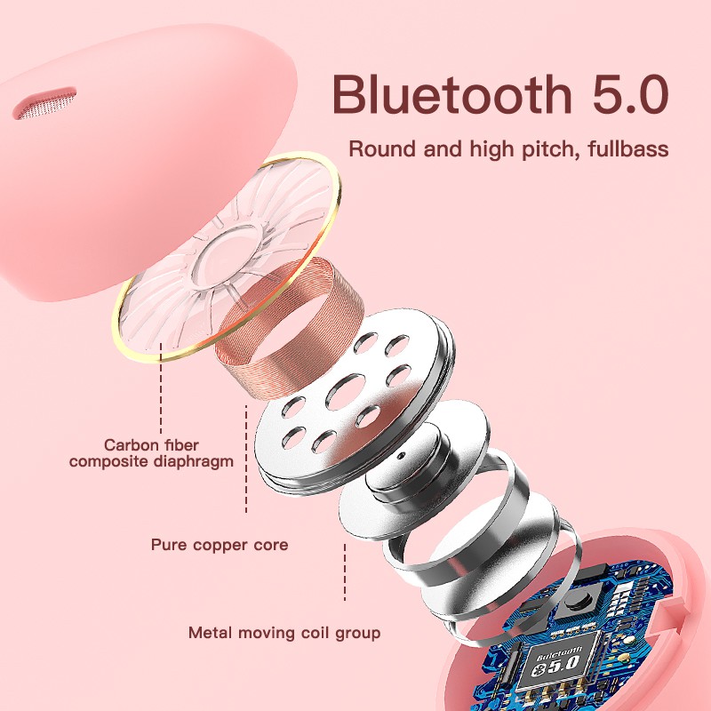 Tai Nghe Niye inPods 12 TWS Không Dây Màu Macaron Kết Nối Bluetooth V5.0 | BigBuy360 - bigbuy360.vn