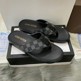 Dép Tông Nam LV đế mới da sần cực đẹp hàng nhập chất lượng