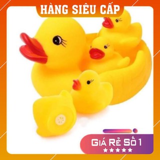 [Mã TOYJAN hoàn 20K xu đơn 50K] Đồ chơi đàn vịt thả bồn tắm có còi phát tiếng