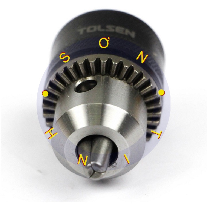 ĐẦU KẸP MŨI KHOAN 13mm (CÓ KHÓA) TOLSEN 79161