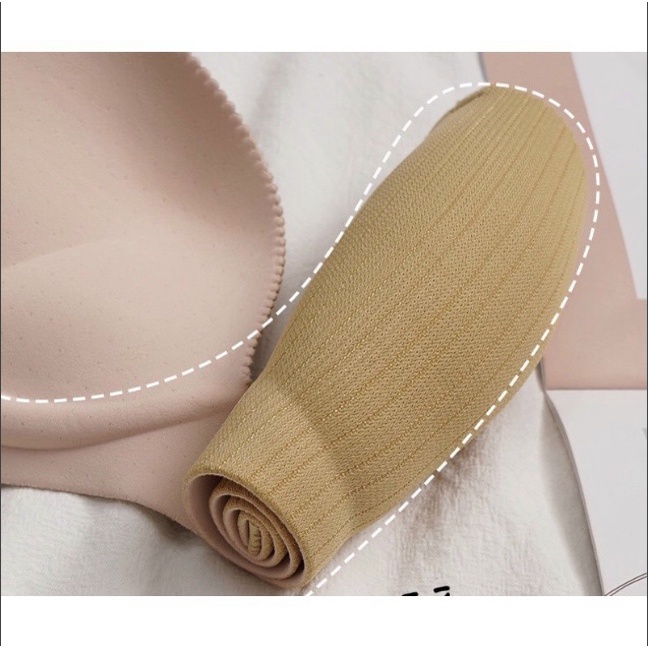 Áo Lót su đúc đệm dày hình bàn tay vân sọc đính nơ cao cấp  FLA82