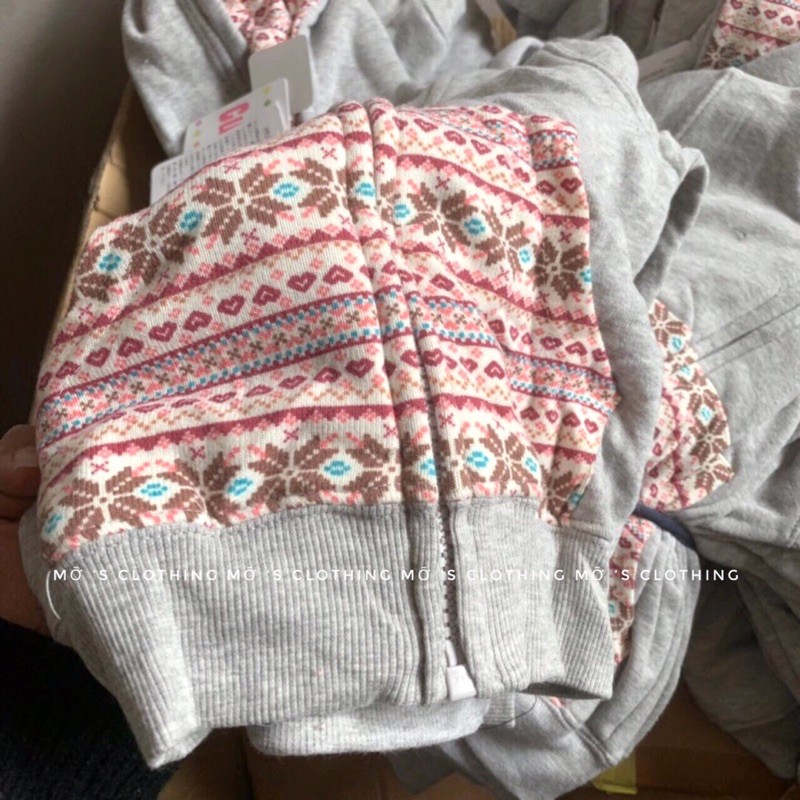 Áo hoodie nỉ bông hoạ tiết thổ cẩm BT BG