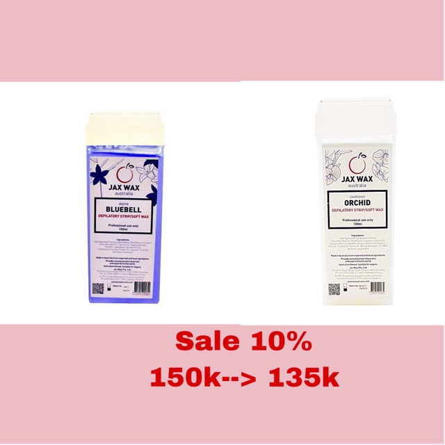 Týp sáp tẩy lông con lăn Jax Wax của Úc
