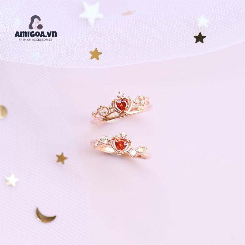 Bộ Nhẫn Công Chúa Disney Với Thiết Kế Độc Đáo