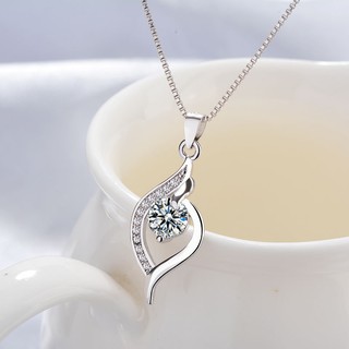 Dây chuyền nữ tình yêu trang sức bạc S925 Silver - Phong Cách Hàn Quốc