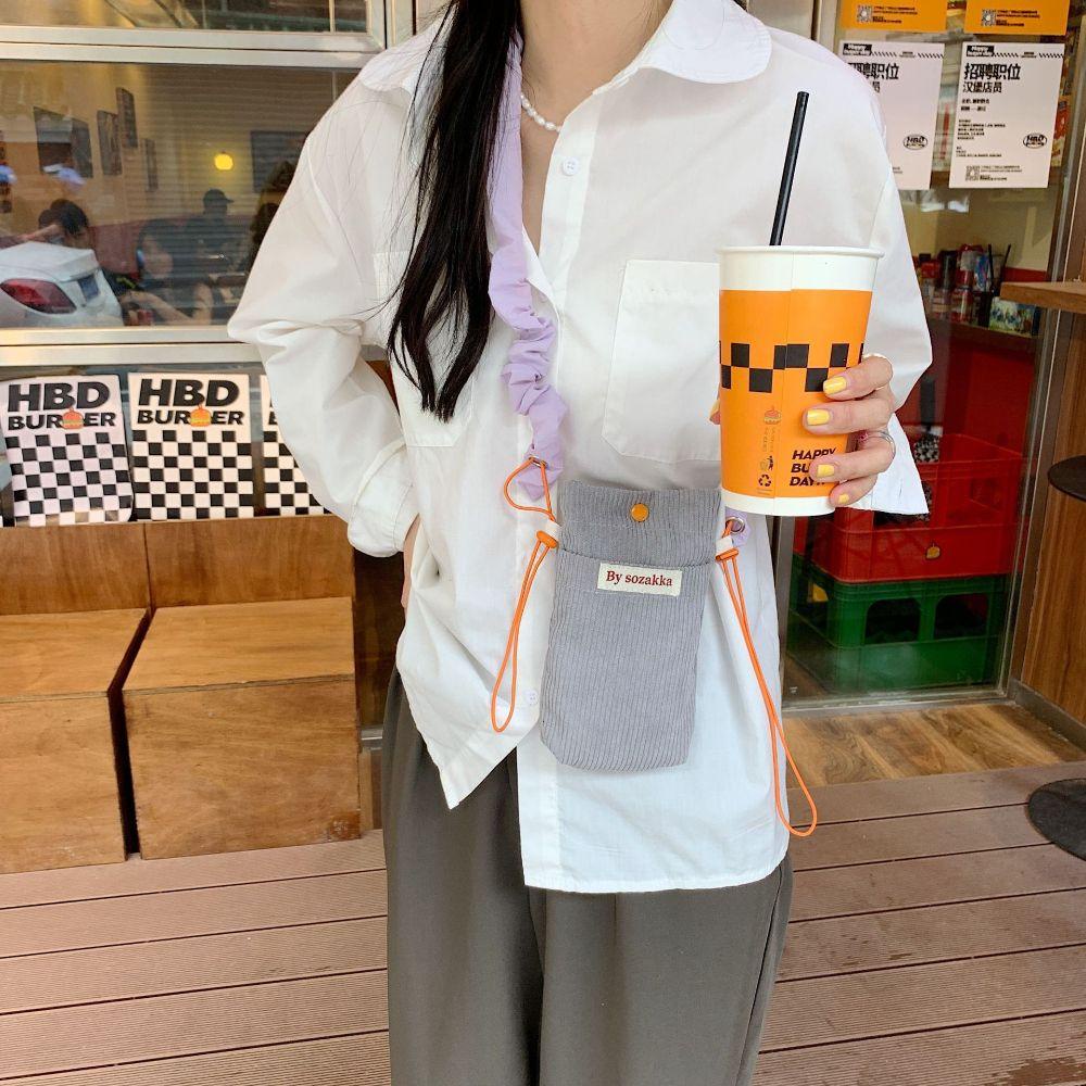 Túi Đeo Chéo Đựng Điện Thoại Hình Son Môi Thời Trang Thu Đông Cho Nữ