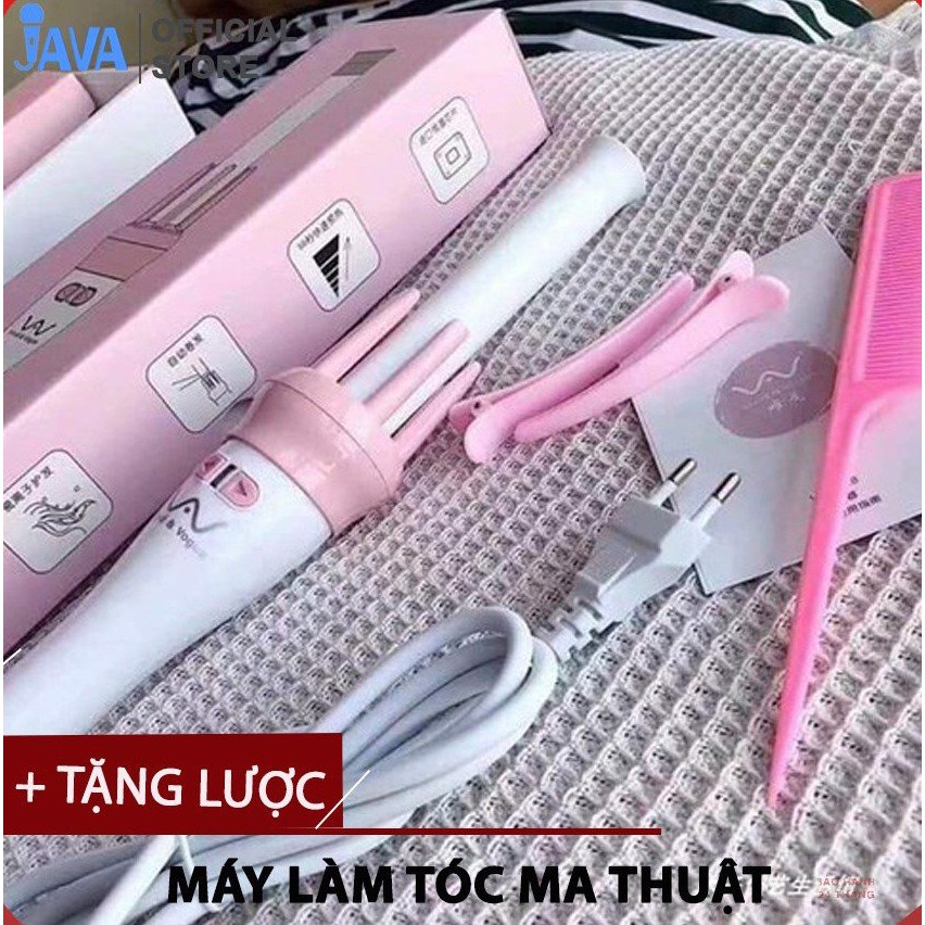 Máy uốn tóc tự động xoay 360 độ làm xoăn tóc