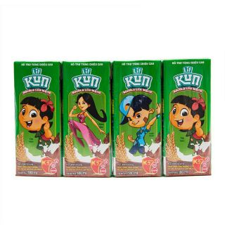 Thùng sữa kun sô cô la lúa mạch 48 hộp ×180 ml