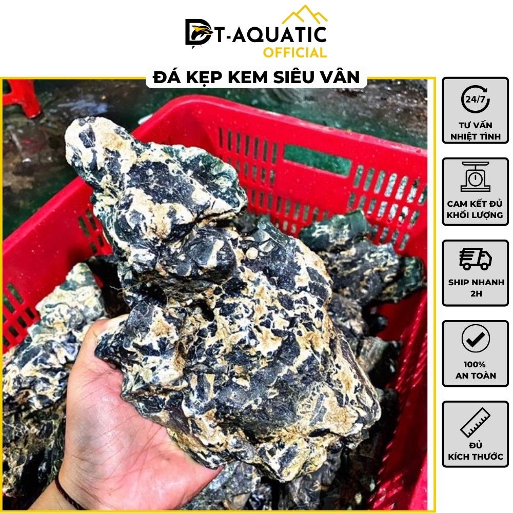 Đá kẹp kem siêu vân - Setup Bể Thuỷ Sinh, Trang Trí Bể Cá Cực Đẹp (1KG)