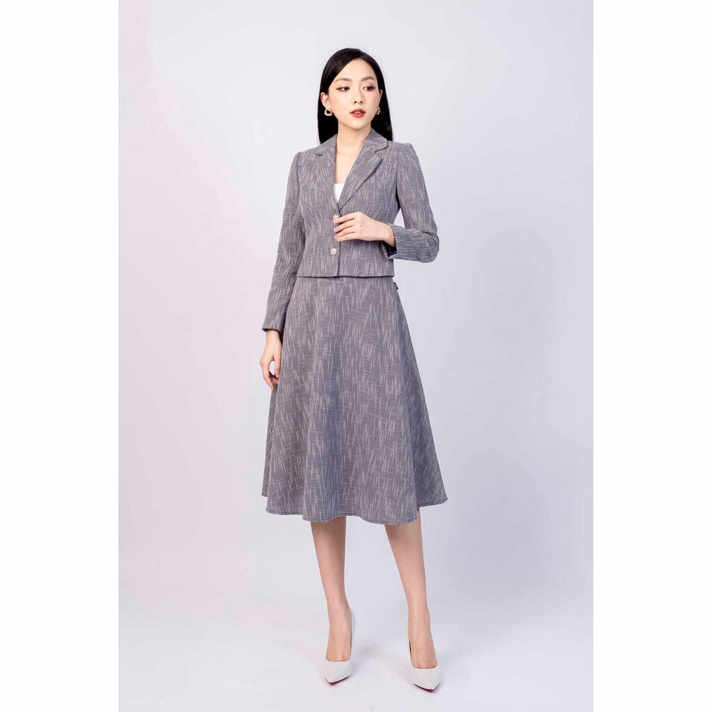 Set tay dài, cổ vest MMOutfit M-SBV070621075