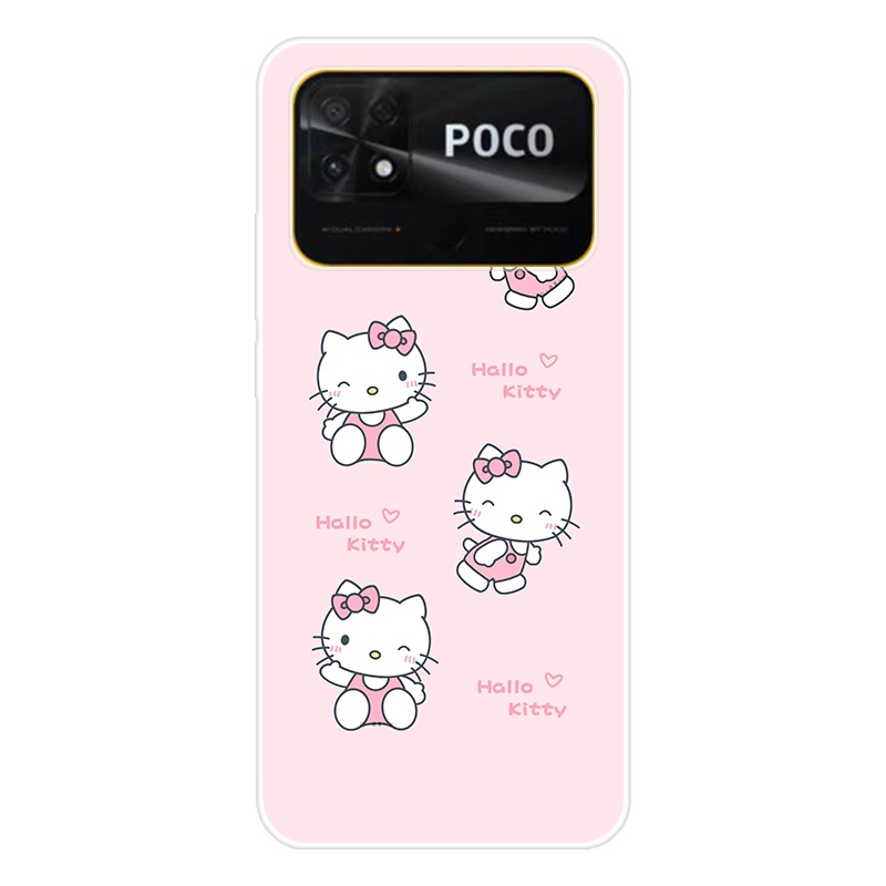 Ốp Điện Thoại TPU Dẻo Họa Tiết Hoạt Hình Dễ Thương Cho Xiaomi Poco C40 Xiaomi PocoC40 2022