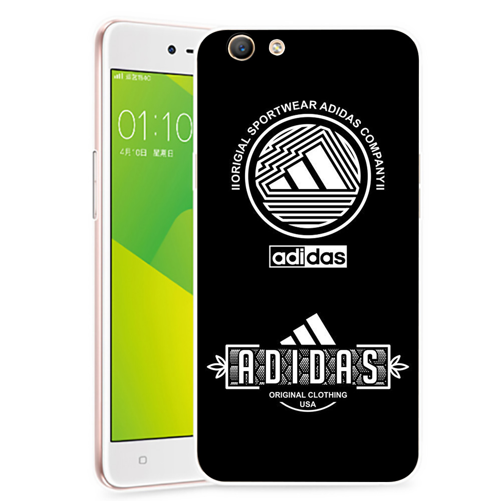Ốp Điện Thoại Trong Suốt In Logo Adidas Cho Oppo A3S A5 A37 Neo 9 A39 A57 A5S A7 A59 F1S A73 A77 F3 F5 2018 C1