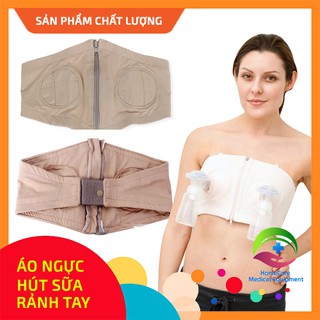 ÁO NGỰC HÚT SỮA RẢNH TAY - Chính hãng - 100% cotton