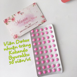 Vỉ 50 viên Kokando Byyurakku Nhật Bản màu hồng