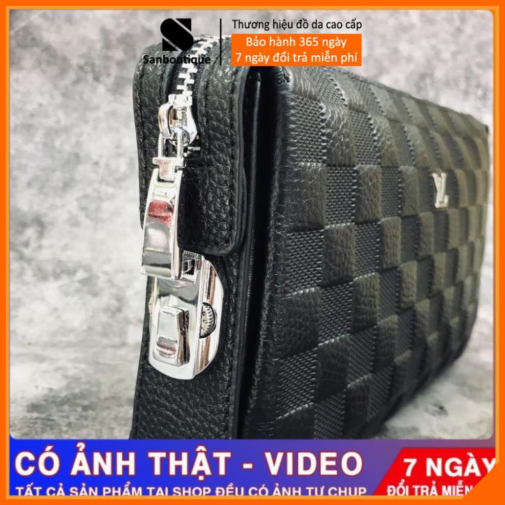 💎 FREESHIP 💎 Ví Cầm Tay Nam Da Thật.Clutch Nam khoá số Hàng Cao Cấp 💖HÀNG HIỆU 💖