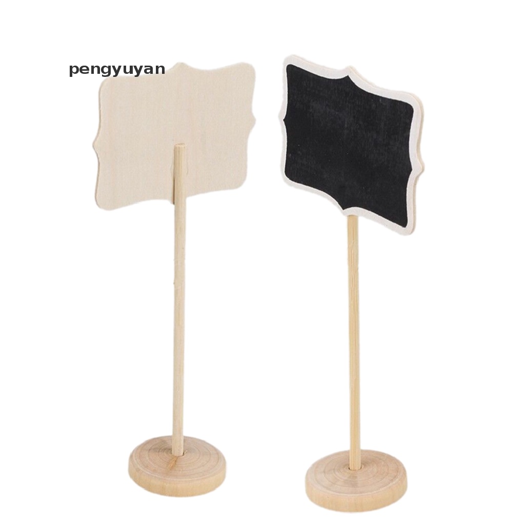 1 Bảng Viết Phấn Mini Bảng Chữ Nhật Góc Cạnh Bàn Cưới Số Ký