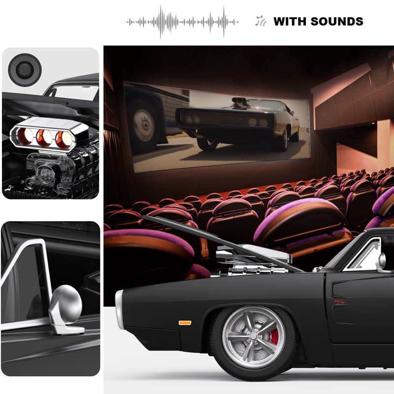 RASTAR Đồ Chơi Xe Hơi Điều Khiển Từ Xa Dodge Charger R/T Tỉ Lệ 1:16