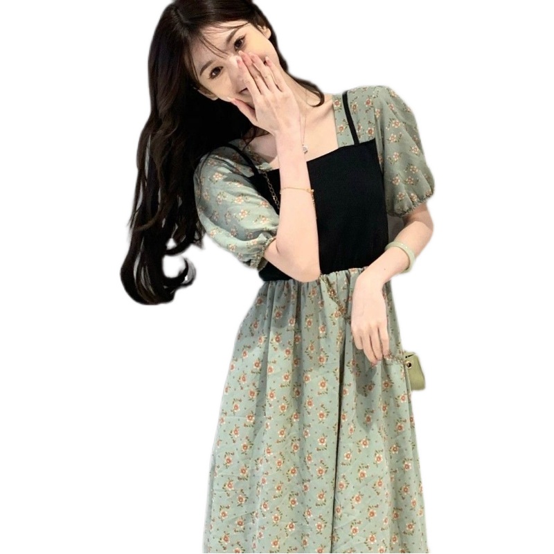 Đầm Hoa Thời Trang Mùa Hè Hàn Quốc Dành Cho Nữ