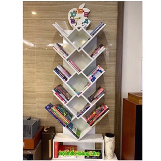 [Mã LIFEBKA5 giảm 10% tối đa 1 Triệu đơn 500k] Kệ sách chữ W hình cây