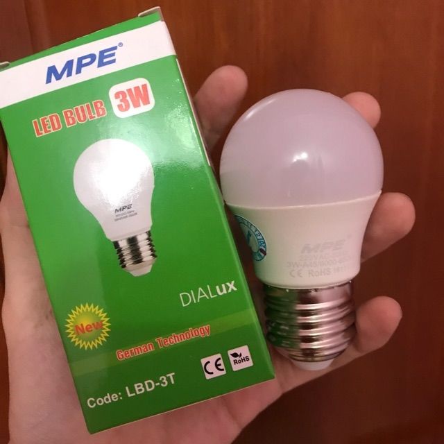 Bóng đèn LED bulb tròn  bảo hành 1 năm - Ánh sáng trung thực