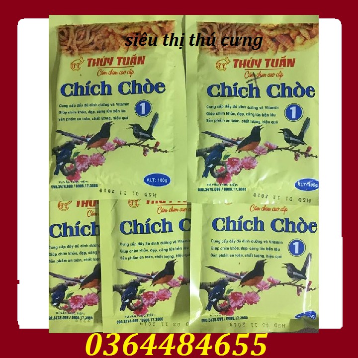 CÁM CHO CHIM CHÍCH CHÒE [COMBO 2 GÓI x 200gr]- CÁM DINH DƯỠNG SỐ 1 CHO CHÍCH CHÒE