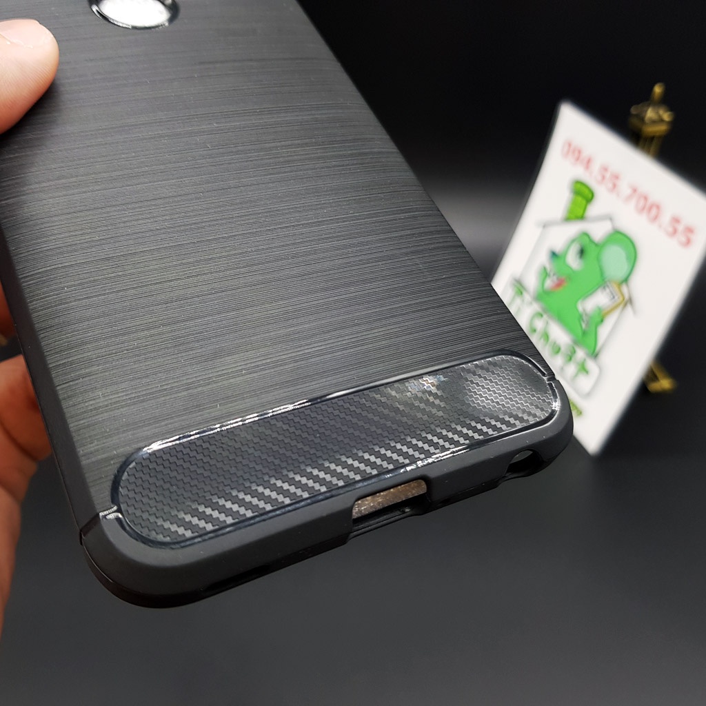 [Ảnh Thật] Ốp Lưng LG V40 Dẻo Carbon Phay Xước Chống Sốc