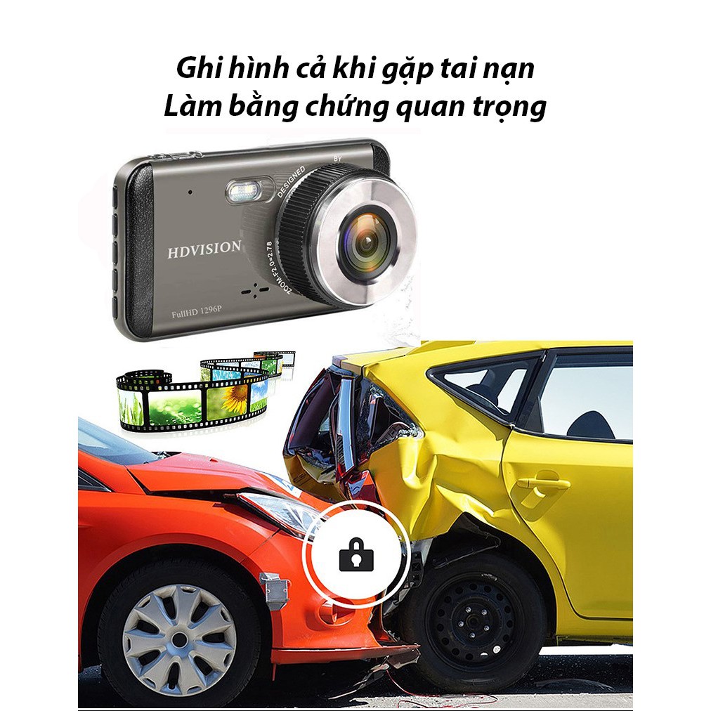 Camera hành trình HD Vision A17 1296p siêu đa năng tiện lợi tặng camera lùi 4 led chống nước, chống va đập -TC AUTO | BigBuy360 - bigbuy360.vn