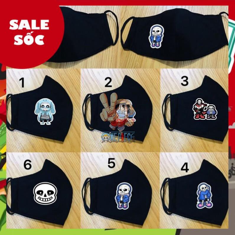 HOT khẩu trang sans undertale