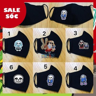 HOT khẩu trang sans undertale