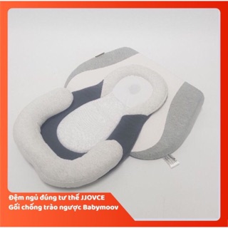 [COMBO] Gối chống trào ngược BabyMoov+ Đệm nằm ngủ đúng tư thế cho bé