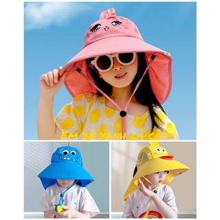 Mũ nón chống nắng rộng vành cho bé | Mũ đi biển, du lịch | Size 2 - 7 tuổi | Đạt chuẩn chống nắng UPF50+