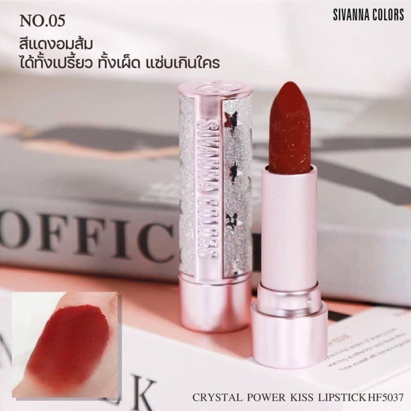 [ HÀNG NỘI ĐỊA THÁI] SON SIVANNA CRYSTAL POWER KISS Lips mẫu mới