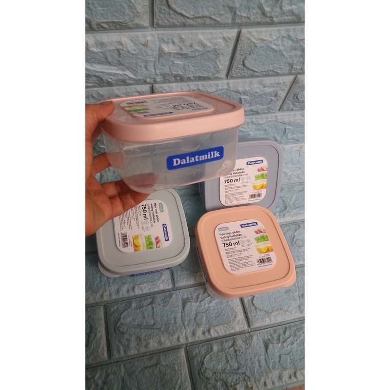 Combo 4 hộp nhựa cao cấp Inochi 750ml