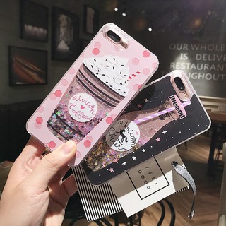 Ốp lưng kim tuyến nước cho iPhone 8 7 Plus