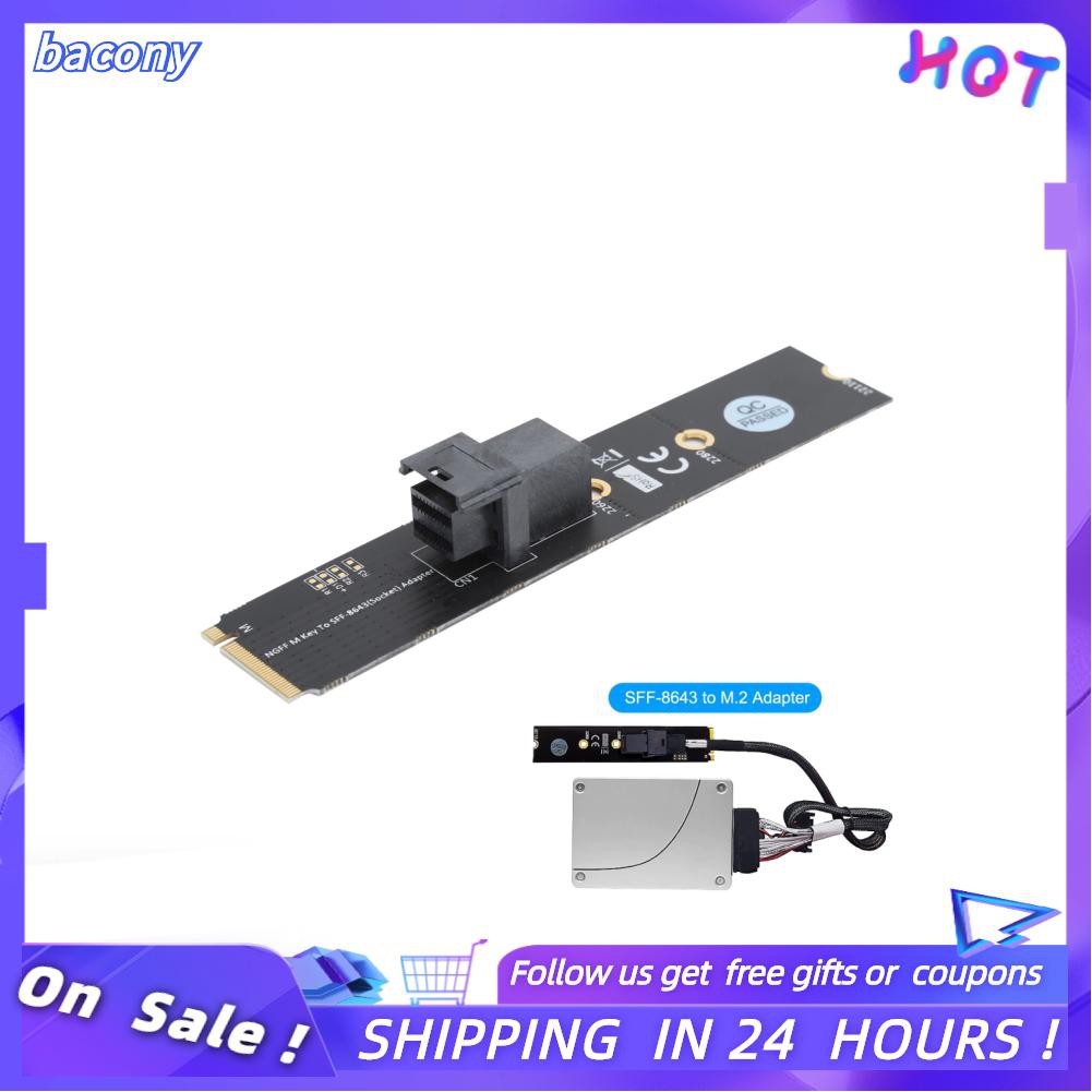 Card Chuyển Đổi Ngff-8643 Mini-Sas Hd 36pin Sang M.2 Key M